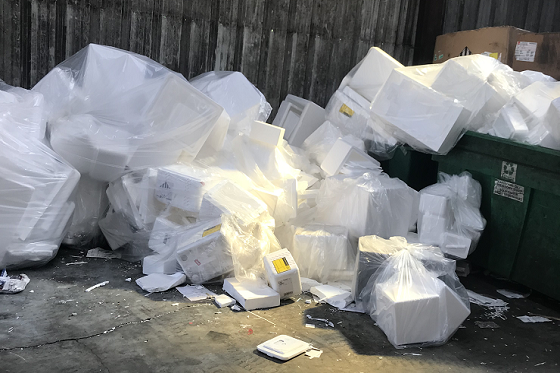 吉爾福德地區的回收項目:聚苯乙烯EPS壓實機